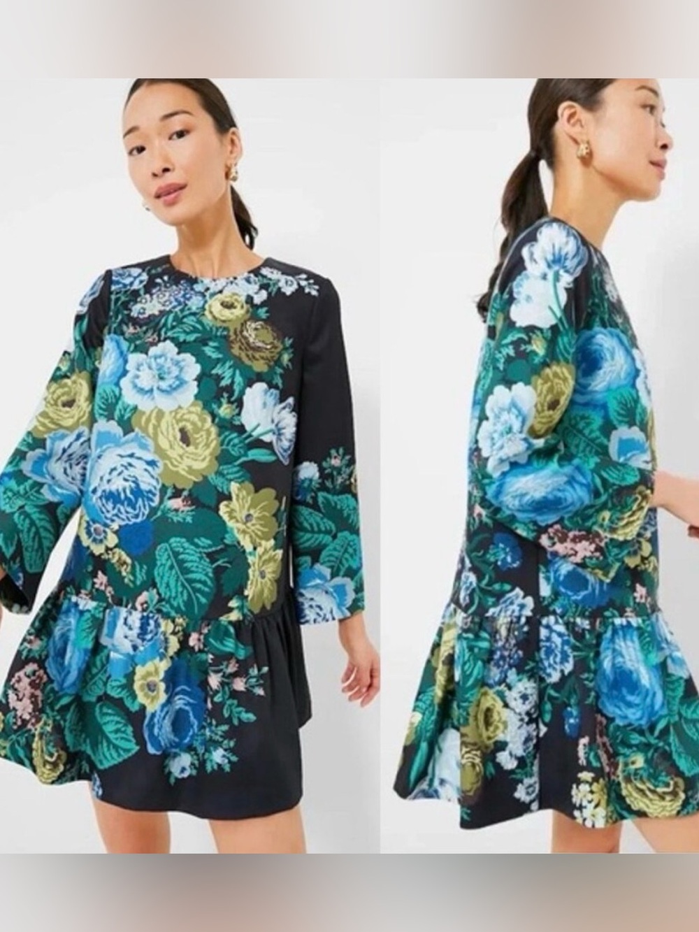 Tuckernuck floral ruffle edge dress